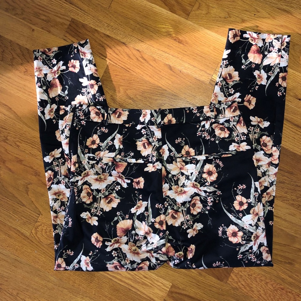 H&M Floral Dress Pants